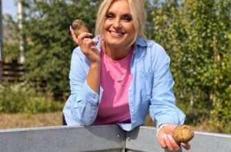Вагітна Ірина Федишин приїхала на мамин город і проконтролювала збирання картоплі
