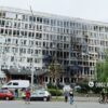 Пошкоджені університет і бізнес-центр, є загиблий — наслідки удару дронів по Солом’янському району Києва