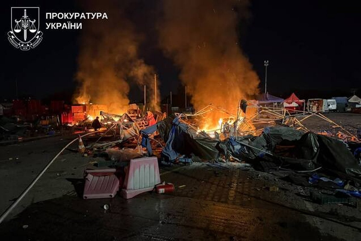 У прокуратурі повідомили про ворожий удар дроном по ринку на Київщині: є загиблі та поранені