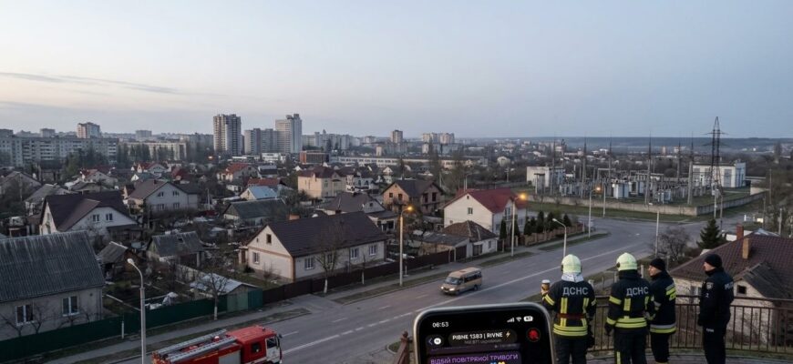 Уранці під час повітряної тривоги у Рівному пролунали сильні вибухи