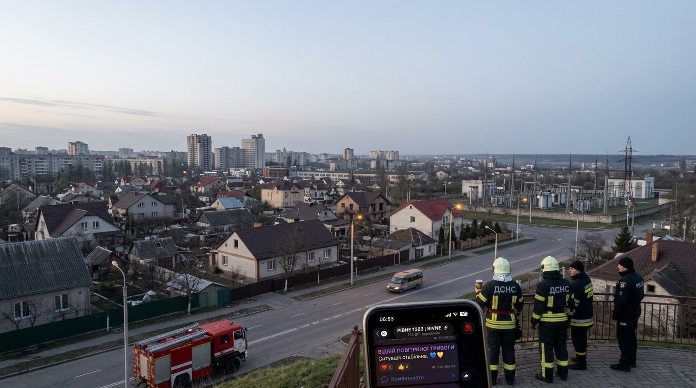 Уранці під час повітряної тривоги у Рівному пролунали сильні вибухи