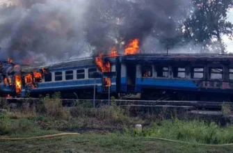Подвійний удар Росії по потягу на Сумщині: спалахнув вагон, є багато постраждалих
