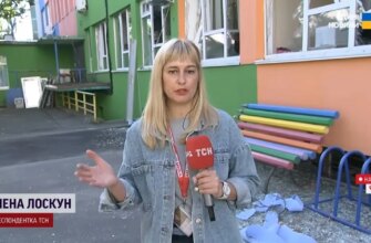 Російська ракета поцілила між дитячим садком та житловим будинком у Києві