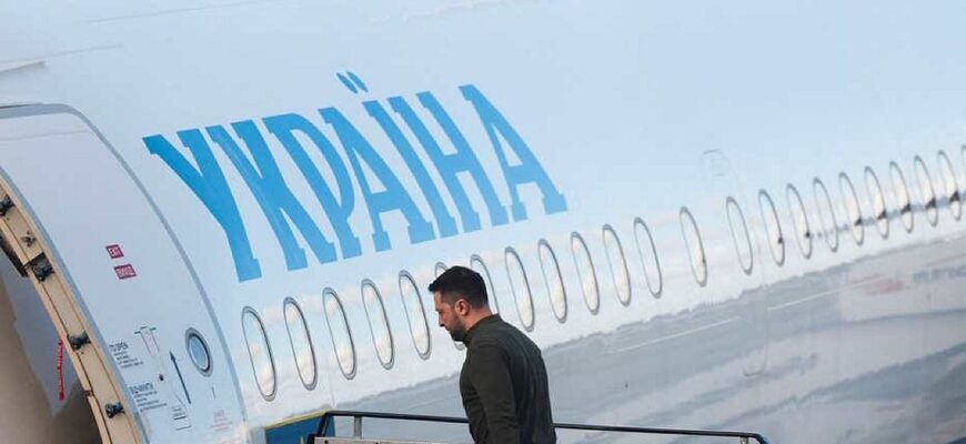 Літак Зеленського ледь не збив дрон: оприлюднено тривожні подробиці