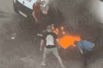 У Києві чоловік голими руками відтягнув палаючий уламок «Шахеда» від автівки