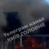 «Палають автівки прямо на заправці» – у Києві біля ТРЦ «Республіка Парк» стався приліт