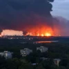 У Таганрозі вже четверту добу палає військовий аеродром після влучання безпілотників