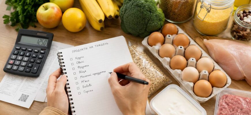 Продукти на тиждень удвічі дешевші: що покласти у кошик, аби зменшити витрати Продукти на тиждень удвічі дешевші: що покласти у кошик, аби зменшити витрати