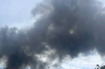 «Густий дим піднявся над Житомиром» — російський «Шахед» міг влучити у «Нову пошту»