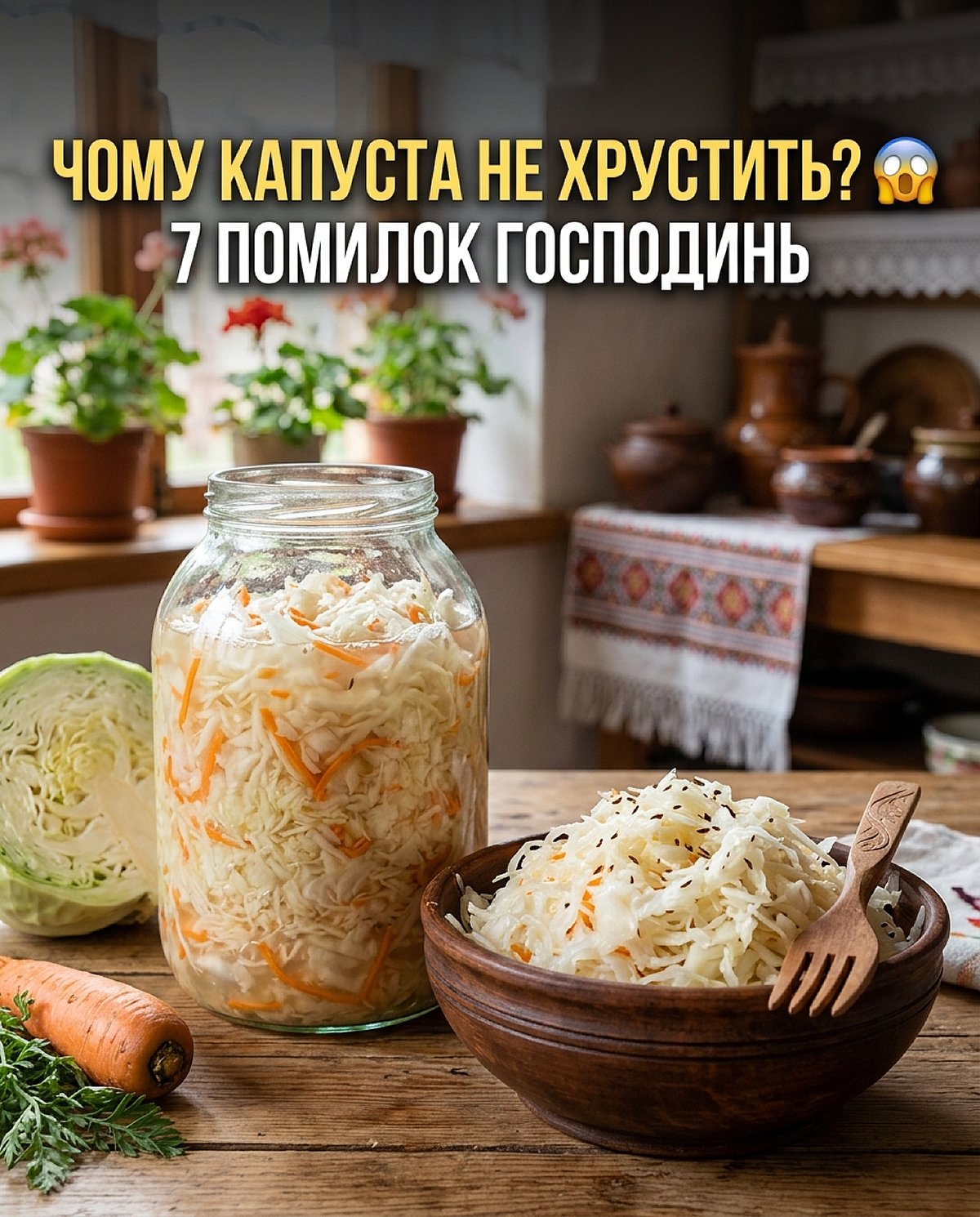 Замість хрусткої смакоти — гірка м’якоть: розкрито помилки господинь при квашенні капусти