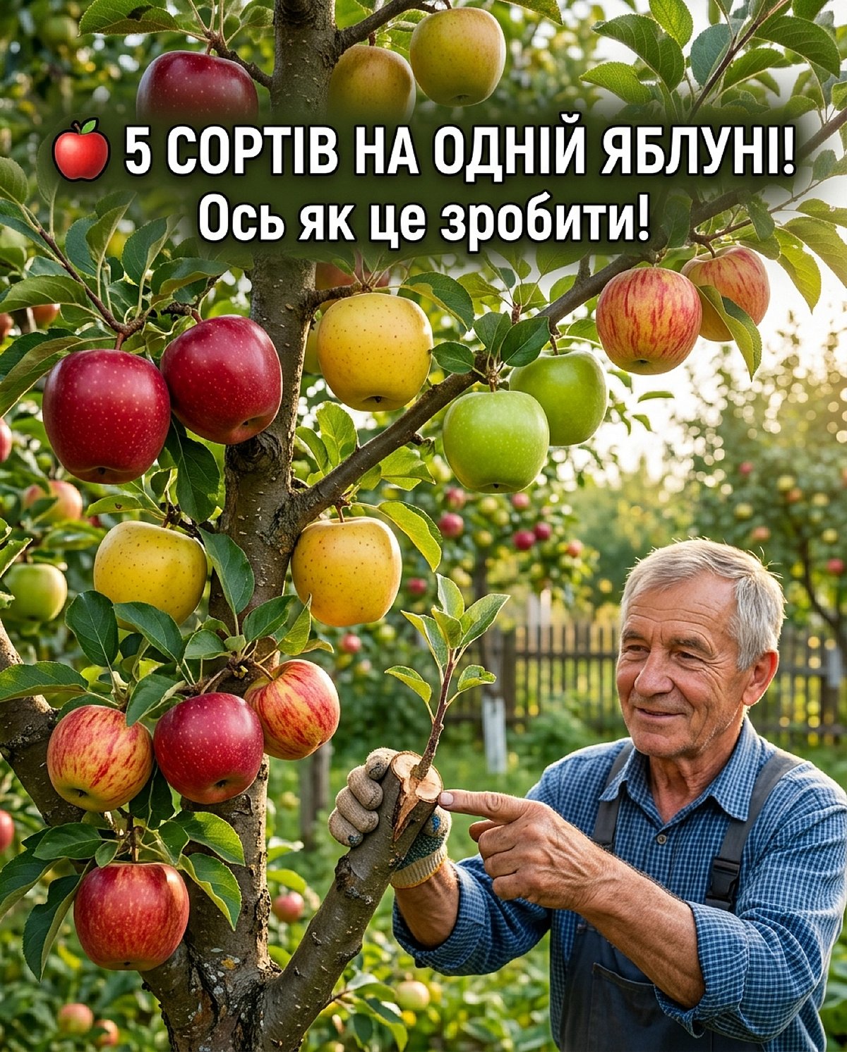 Різні сорти на одному дереві: садівники розкрили секрет щеплення старої яблуні