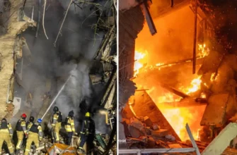 Нічний удар по Харкову: обвалився під’їзд чотириповерхівки, під завалами знайшли людей