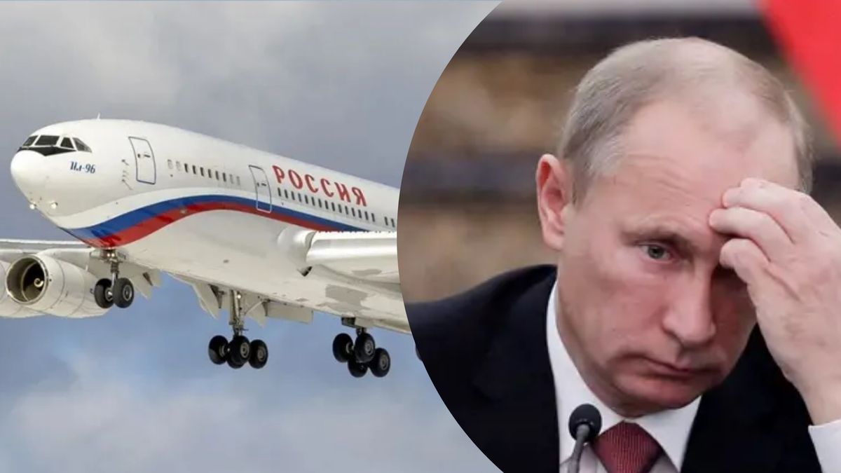 Літак Путіна не зміг приземлитися у Москві через атаку і кружляє в небі