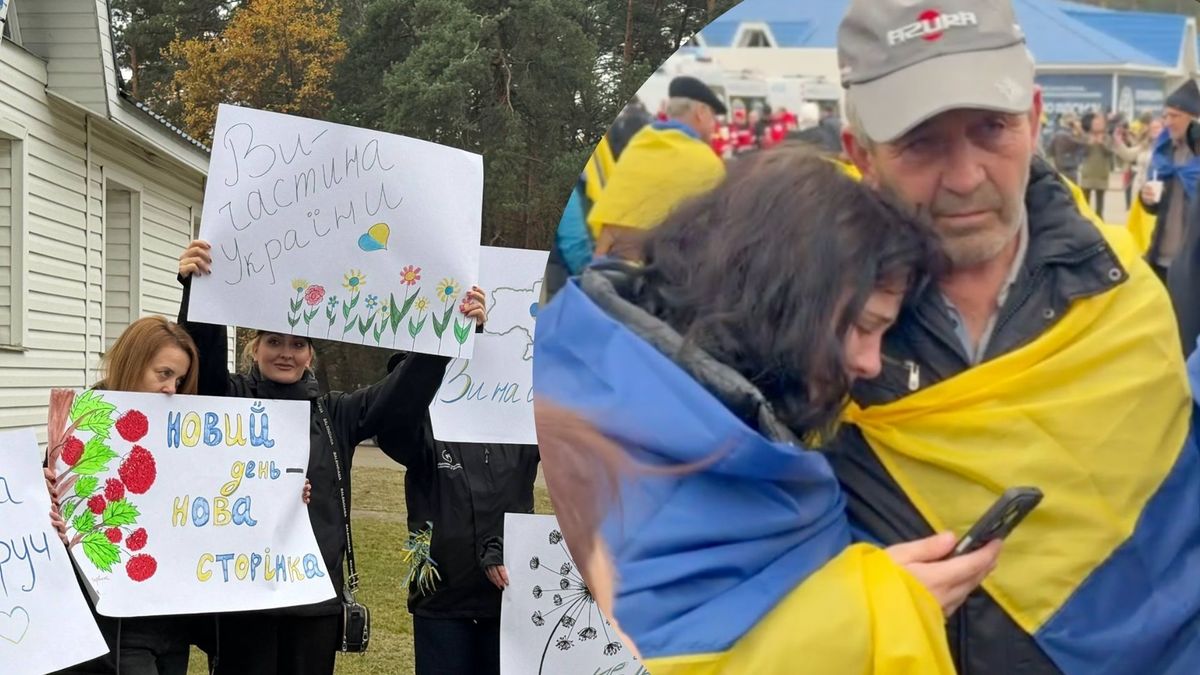Вирвалися з окупації: евакуйовані жителі Олешок уже в Україні, деталі Зеленського