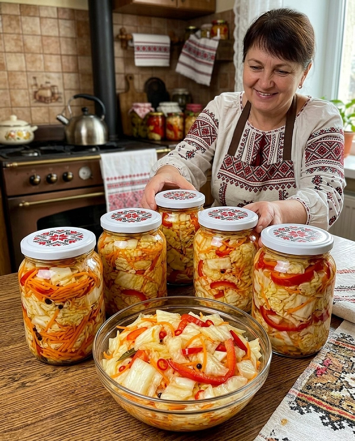 Хрумка капуста «Провансаль» виходить соковитою та з’їдається просто з банки