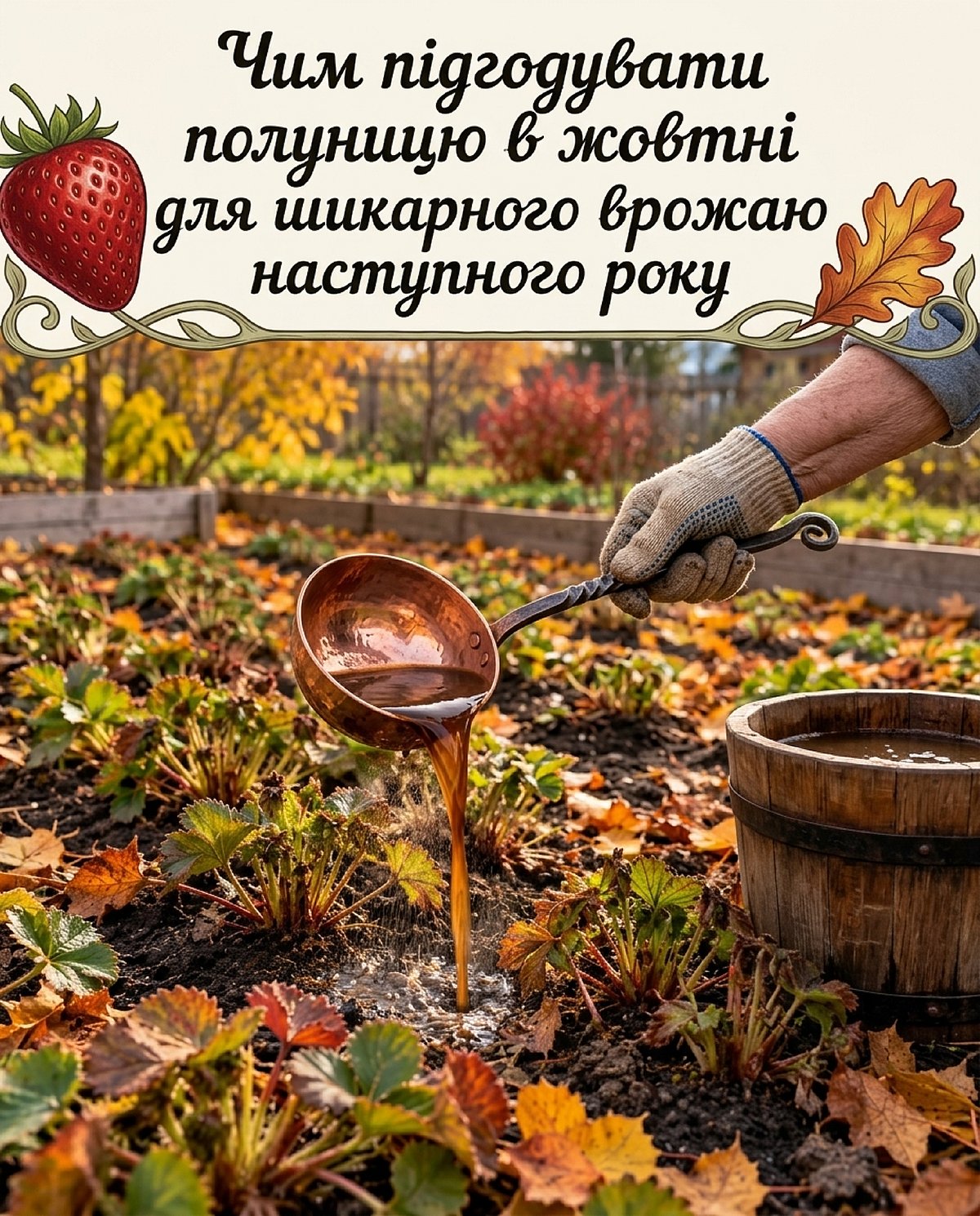 Усього пів ложки під кущ забезпечать рясний урожай полуниці в наступному сезоні