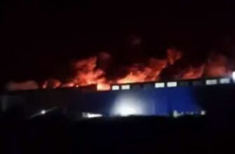 А ось і “отвєтка” за масований удар по Україні. Там все у вогні. Прилетіло точно в ціль