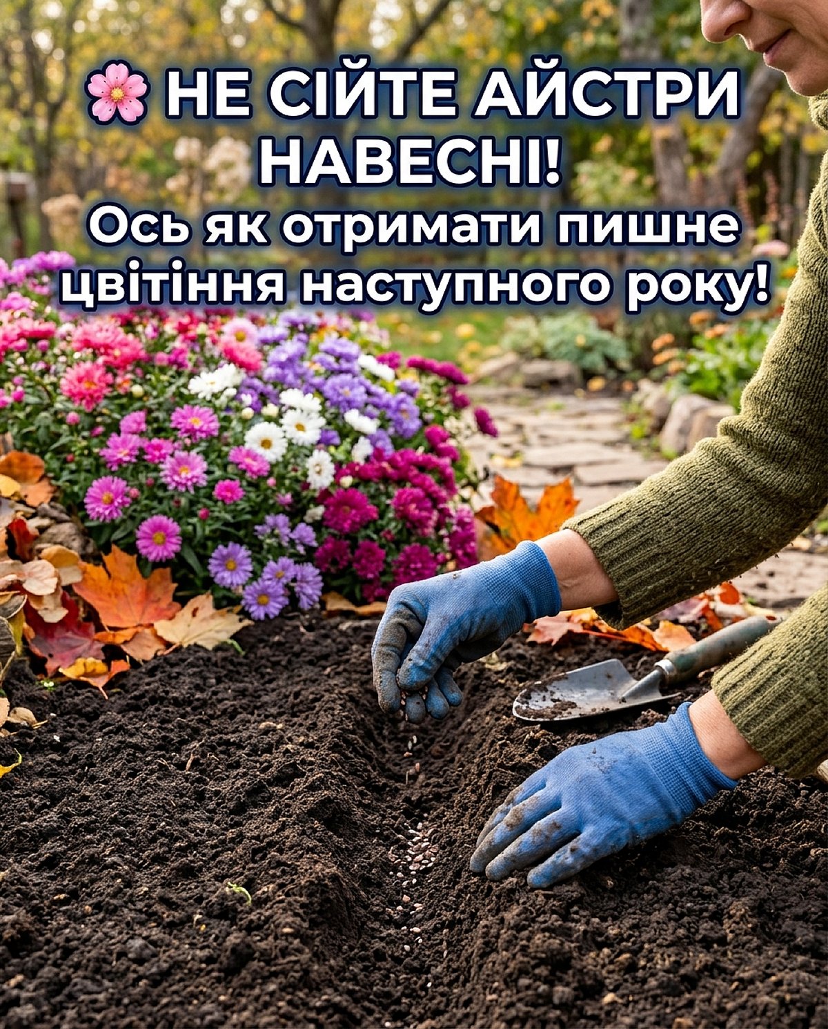 Айстри без клопоту з розсадою на підвіконні: як посіяти квіти під зиму