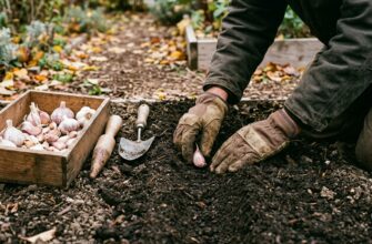 Осіння посадка часнику вимагає точної глибини для формування великих головок