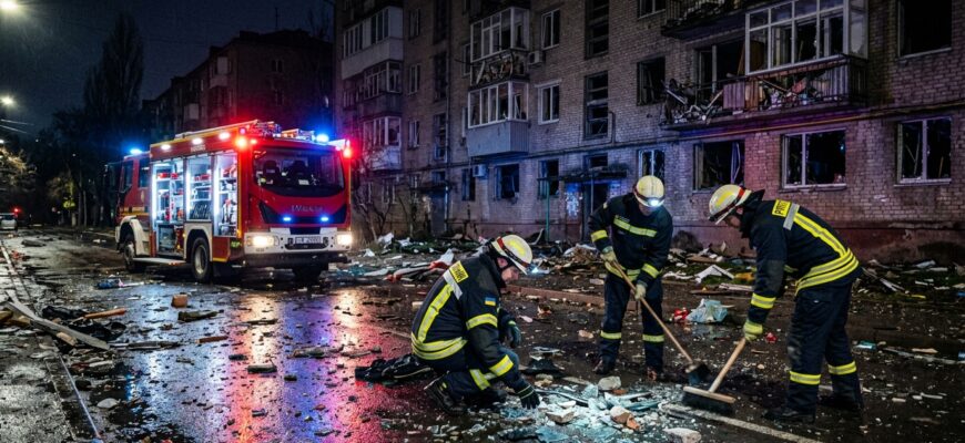 Увечері армія РФ атакувала Івано-Франківськ реактивним дроном і в місті лунали вибухи