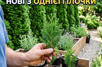 Тую можна розвести з однієї гілочки — і без дорогих саджанців