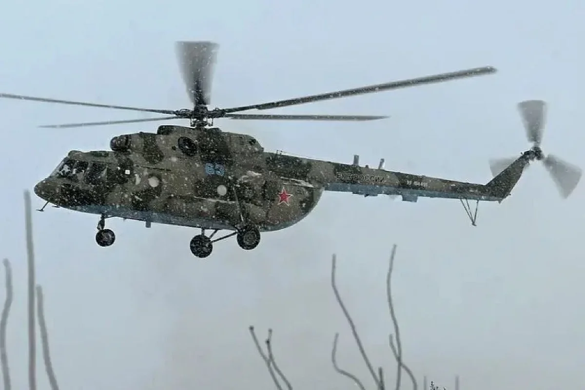 Військовий гелікоптер Мі-8 розбився під Воронежем разом з усім екіпажем
