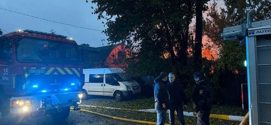 Маркушин: в Ірпінській громаді зафіксовано пряме влучання та масштабну пожежу на «Екософті»