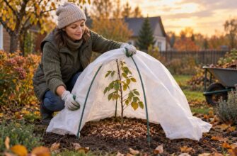 Перші заморозки вдарять по садах – молоді дерева й кущі треба встигнути укрити