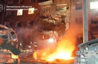 Зруйновано під’їзд і є загиблі — армія РФ вдарила по багатоповерхівці в Запоріжжі