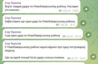 Серія ударів по житлових будинках Харкова: Терехов повідомив про перші наслідки атаки