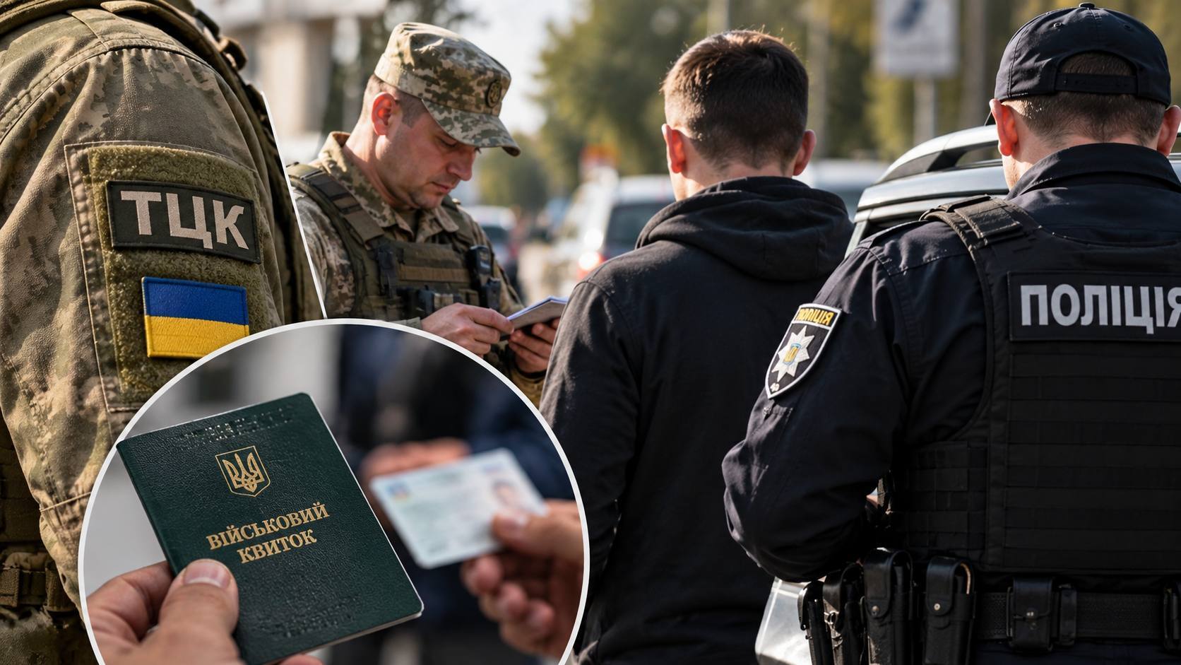 Затримання чоловіків на вулицях: для ТЦК та поліції ввели суворі часові рамки та нові заборони