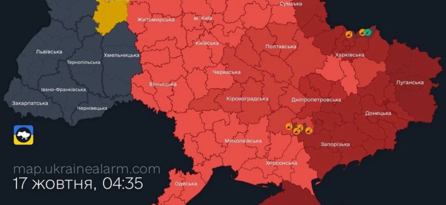 Ракети тримають курс на північ: Київ та області охопила небезпека!