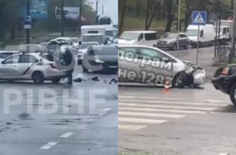 Паралізований рух біля лікарні: у Рівному сталася аварія на важливому перехресті