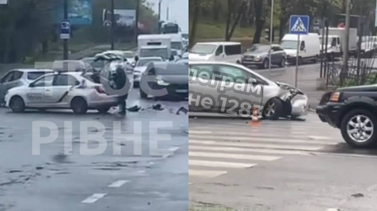 Паралізований рух біля лікарні: у Рівному сталася аварія на важливому перехресті
