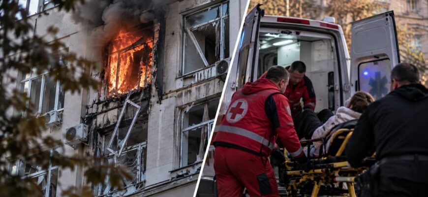 Ворожий удар по закладу освіти в центрі Рівного: серед постраждалих є важкі