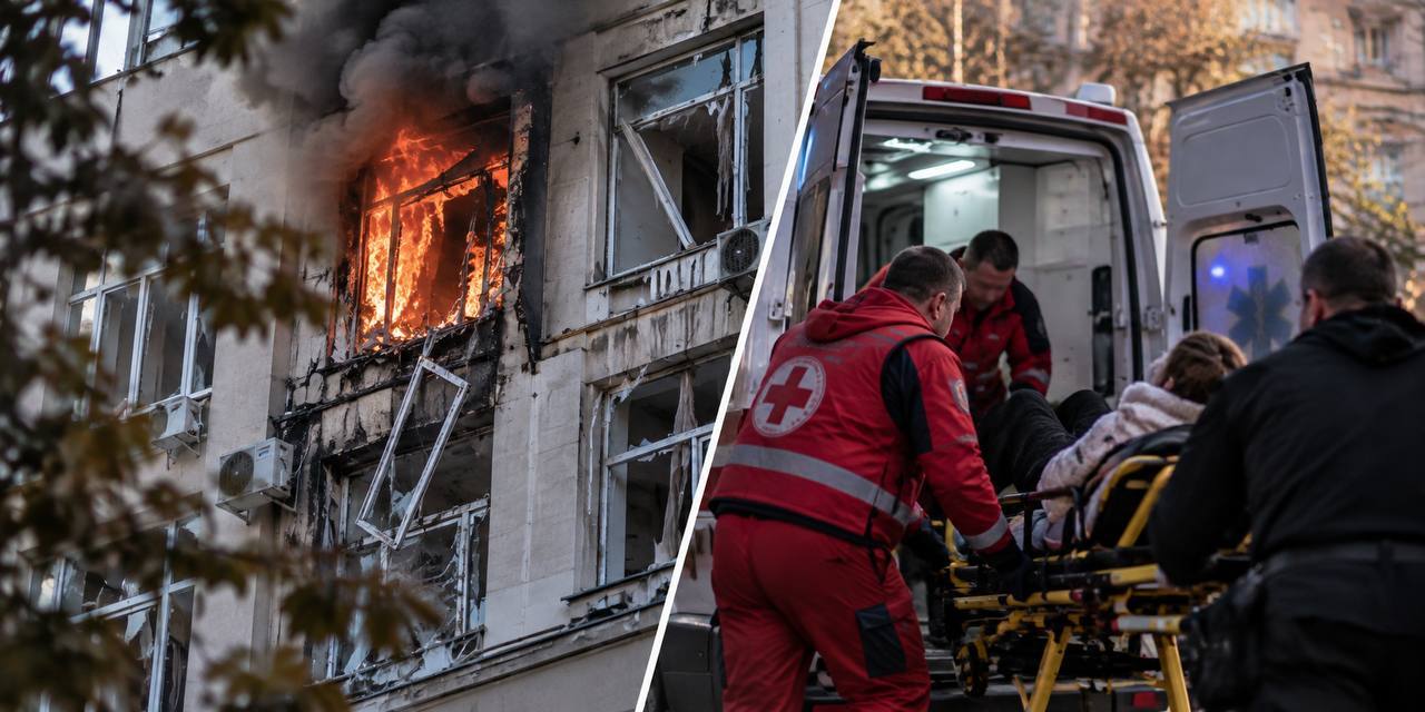 Ворожий удар по закладу освіти в центрі Рівного: серед постраждалих є важкі