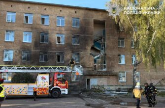 Удар по київській школі з понад сотнею дітей усередині: перші дані про наслідки